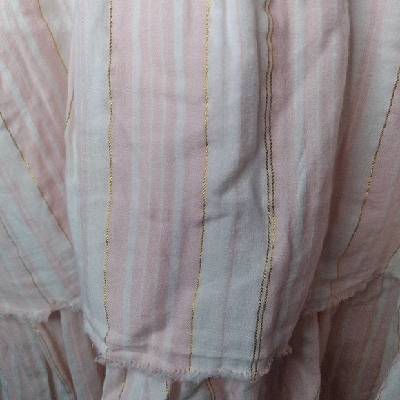 TRUE Craft Striped Tiered Ruffle Dress sz XS - Picture 8 of 8